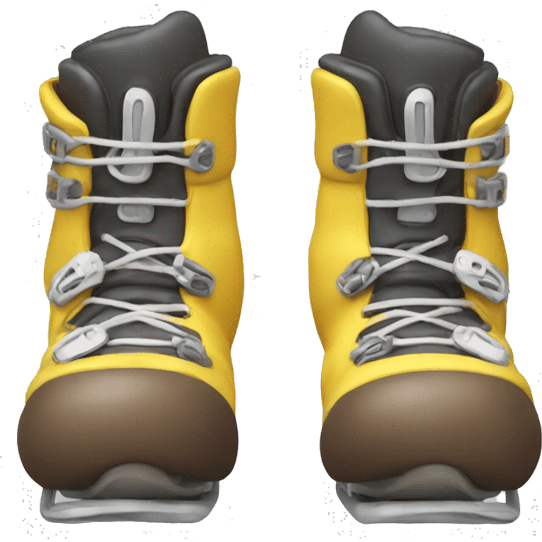 Wiggly ski boots emoji