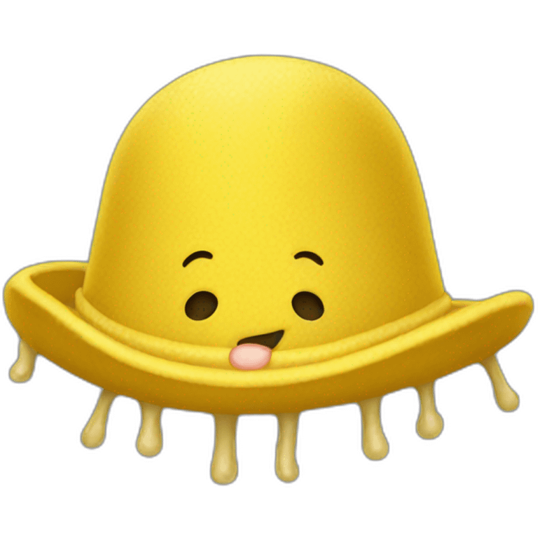 maggot yellow hat emoji