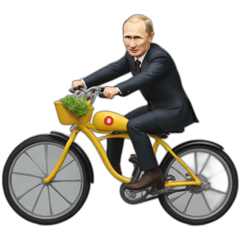 vladmir putin riding a bike emoji