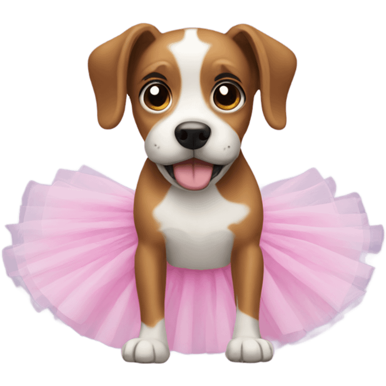 dog with tutu emoji