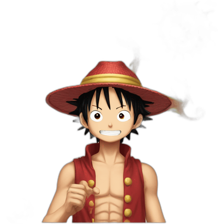 luffy if he were a celestial dragon emoji