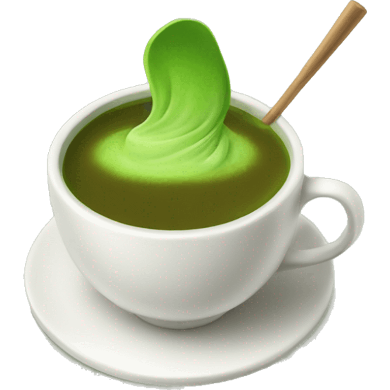 Cup of matcha emoji