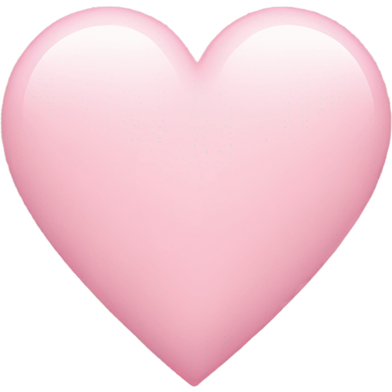 Light pink heart  emoji