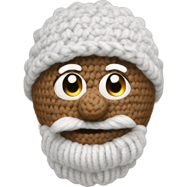 crochet with wool emoji