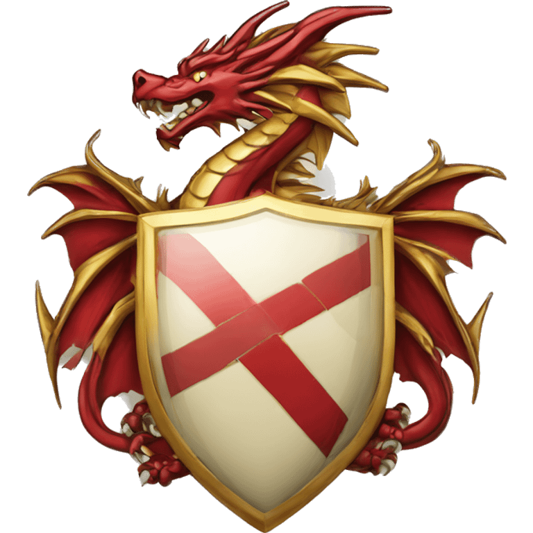 blason de football d’une équipe de dragon  emoji