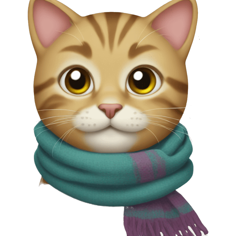 cat with scarf emoji