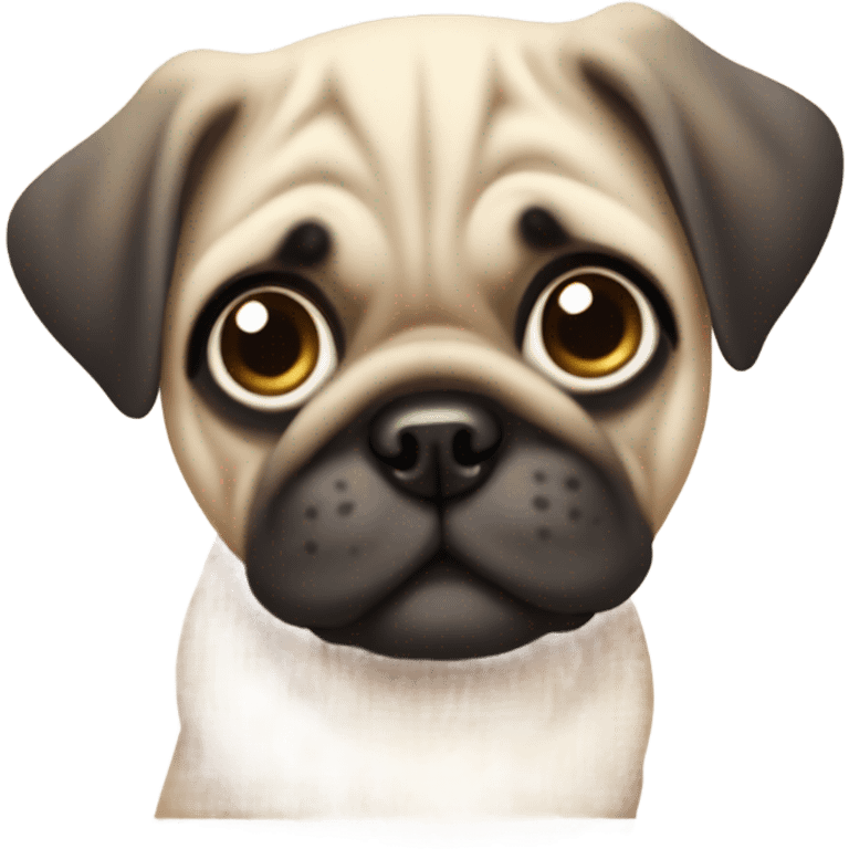 A baby pug emoji