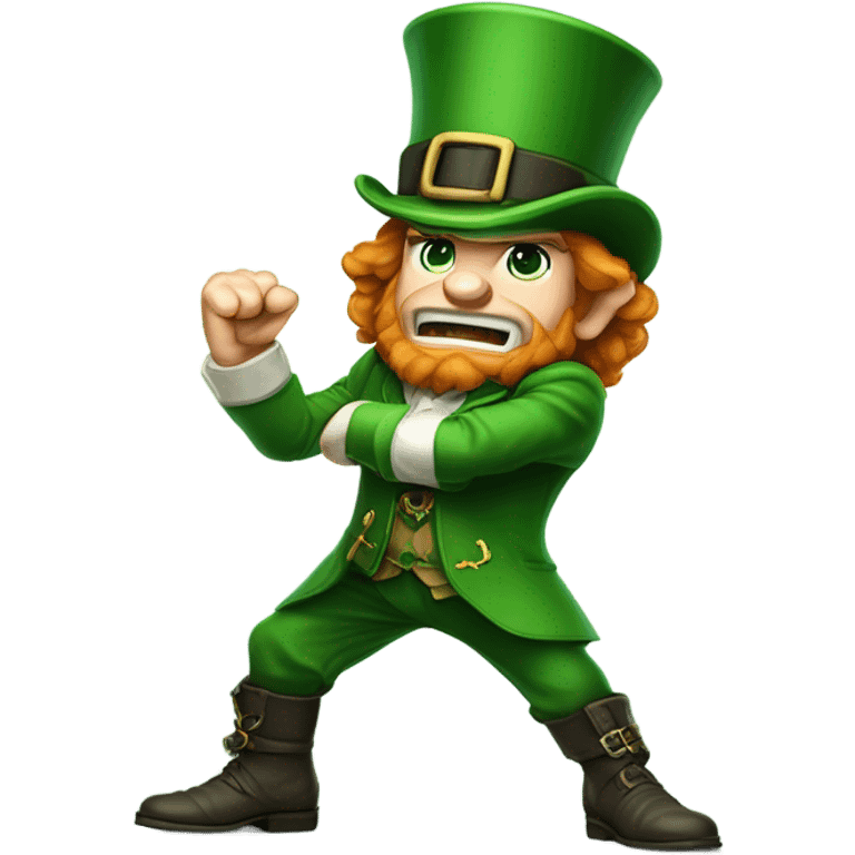 Leprechaun Fighting Irish emoji