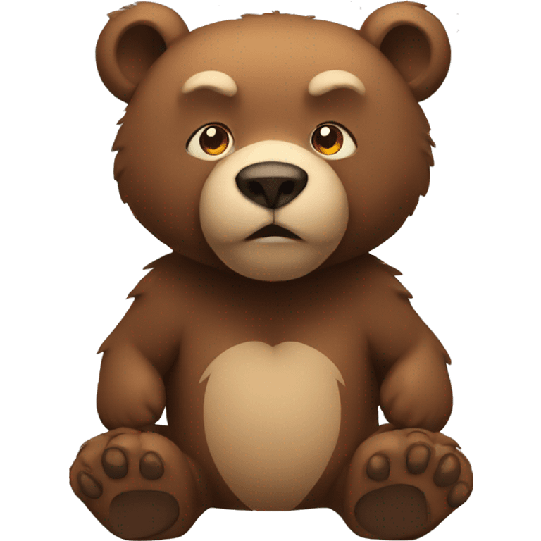 Strong bear emoji