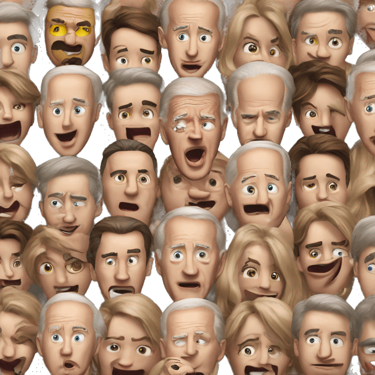 Biden staring with mouth open emoji