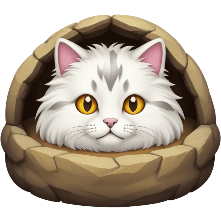 Cat cave emoji