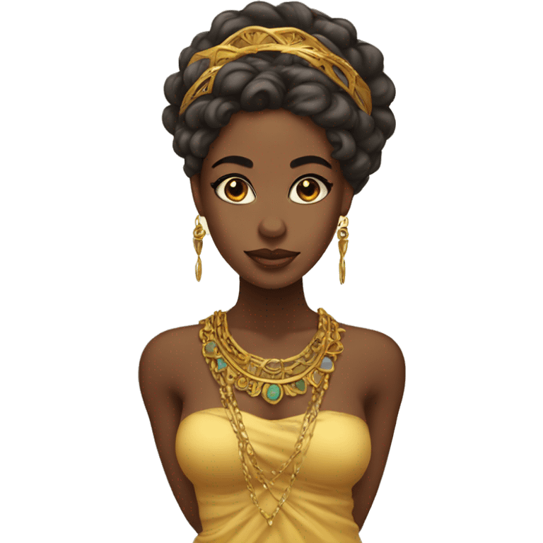 Goddess African American  emoji