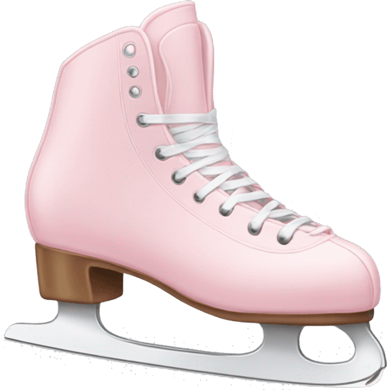 pastel pink ice skates emoji