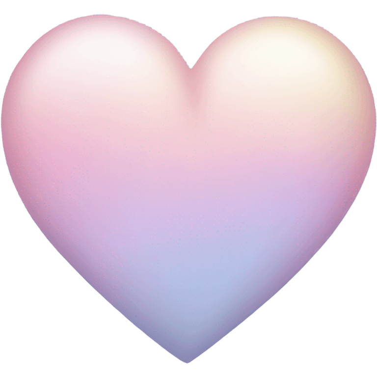 Pastel heart emoji