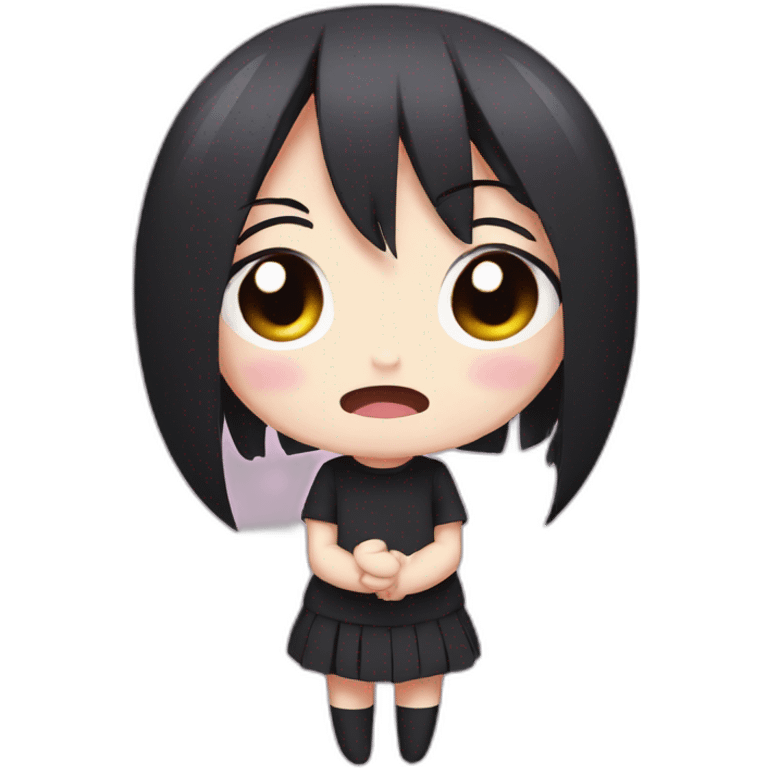 Kuromi crying  emoji