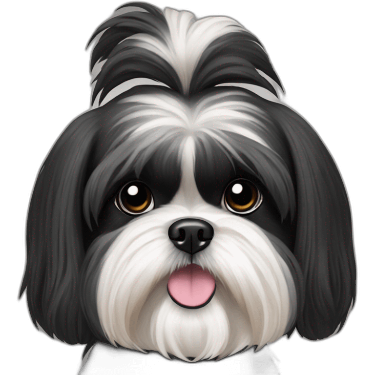 Shih tzu black emoji