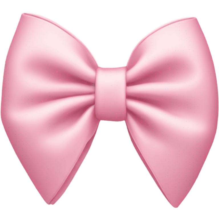 light pink bow on light pink bow emoji