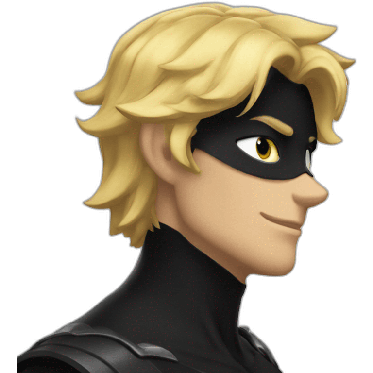 chat noir dent pointue emoji