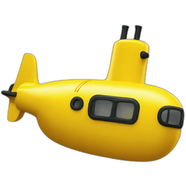 plastic yellow submarine emoji