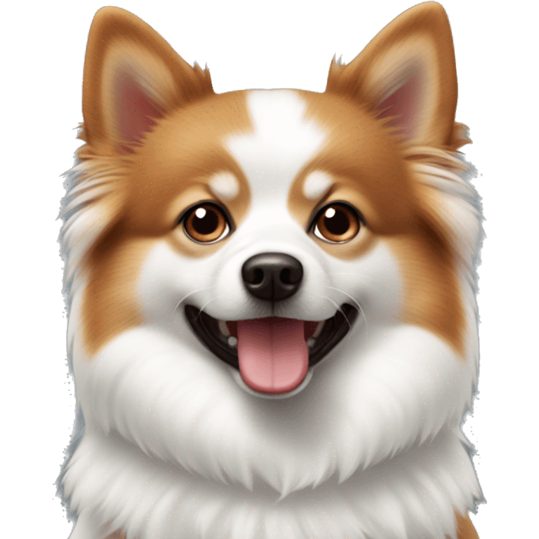 soyaka white and red spitz emoji