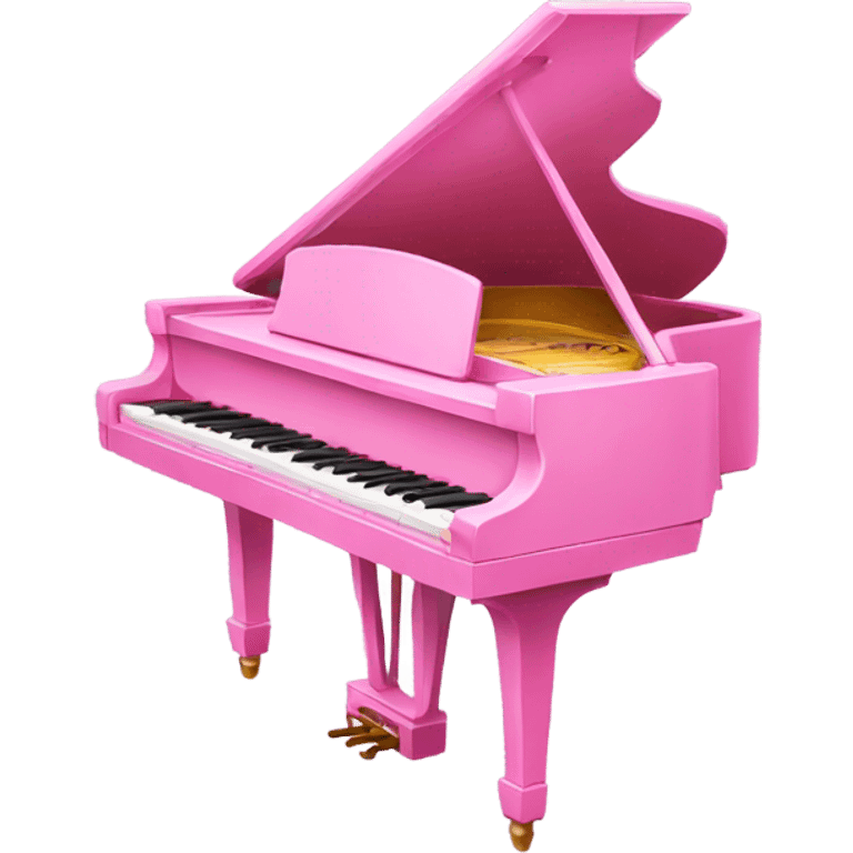 pink piano emoji