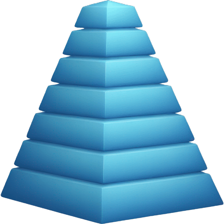 blue pyramid emoji