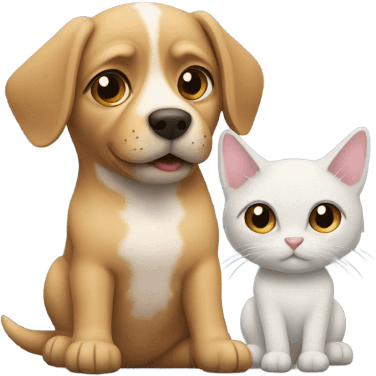 dog and cat emoji