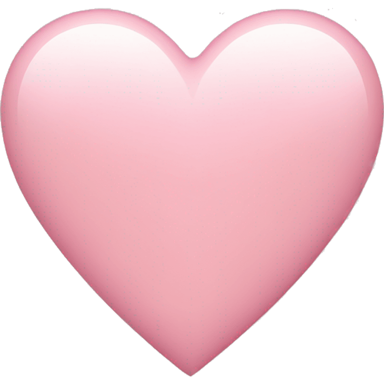 light pink heart emoji