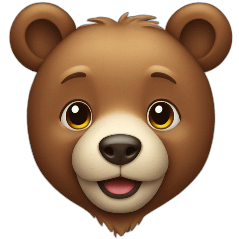 cute bear emoji