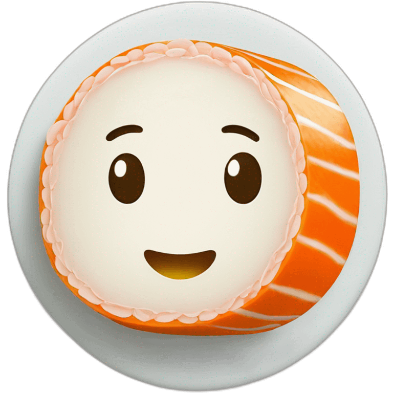 un sushi à l'éponge emoji