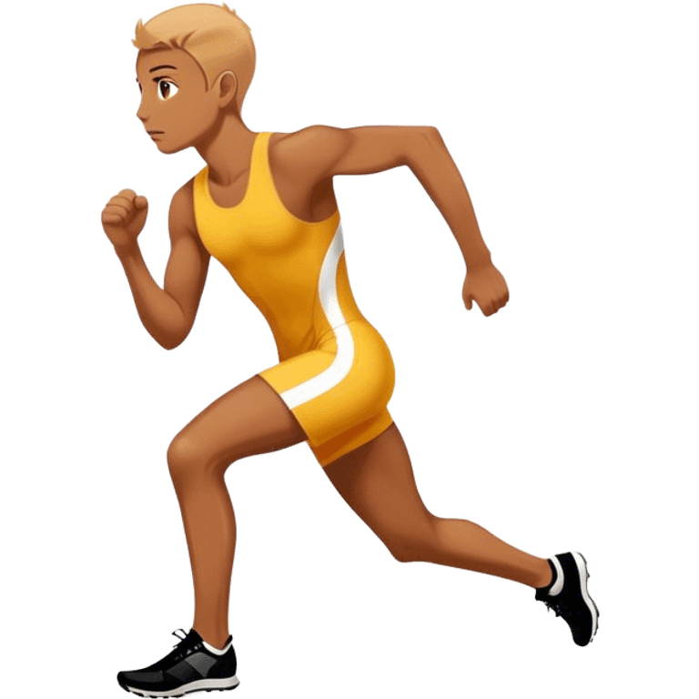 Sprinter at start position emoji