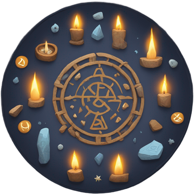 Witch circle emoji