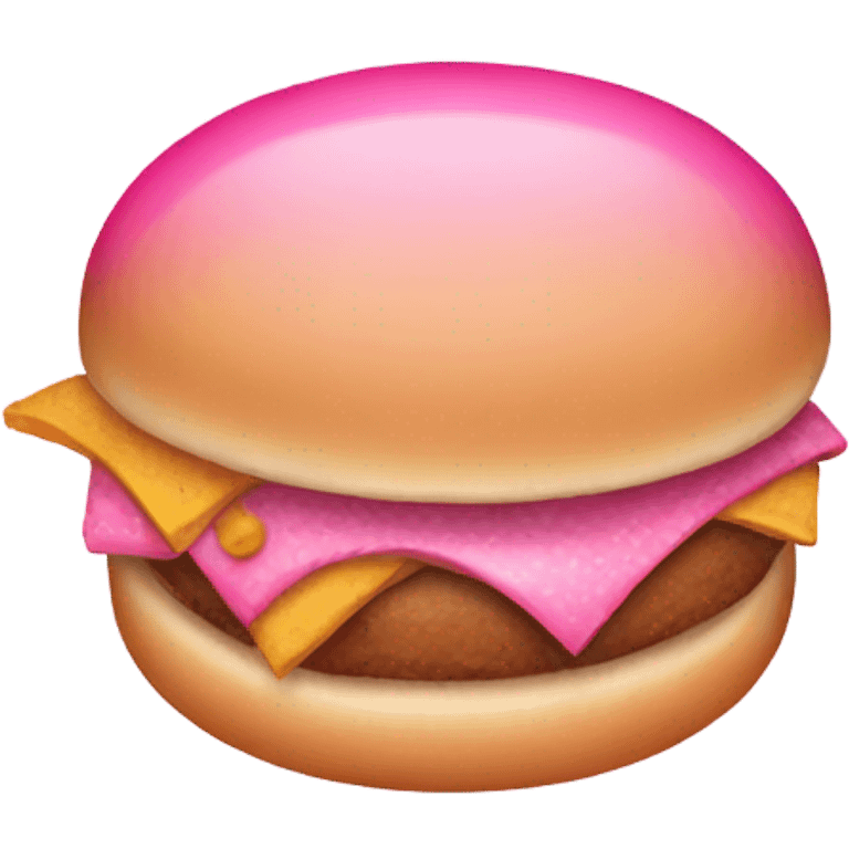 Pink restaurant menu emoji