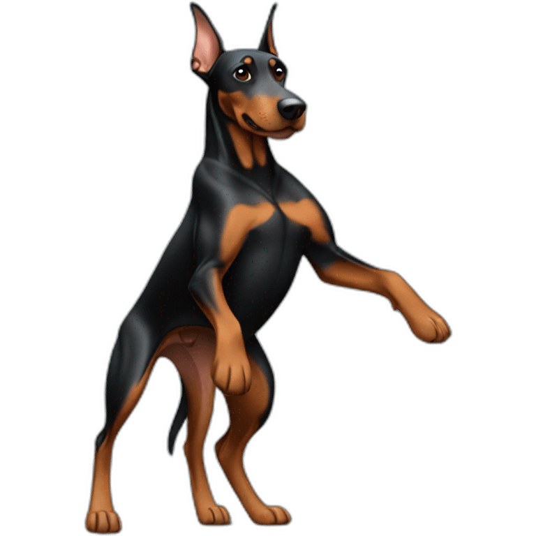 doberman dancing emoji