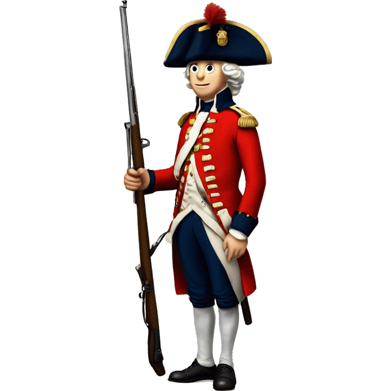 british redcoat solider 1700s revolutionary war emoji