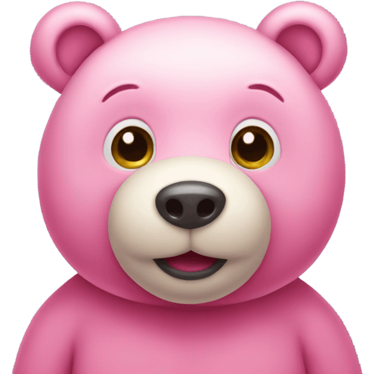 cute pink bear emoji