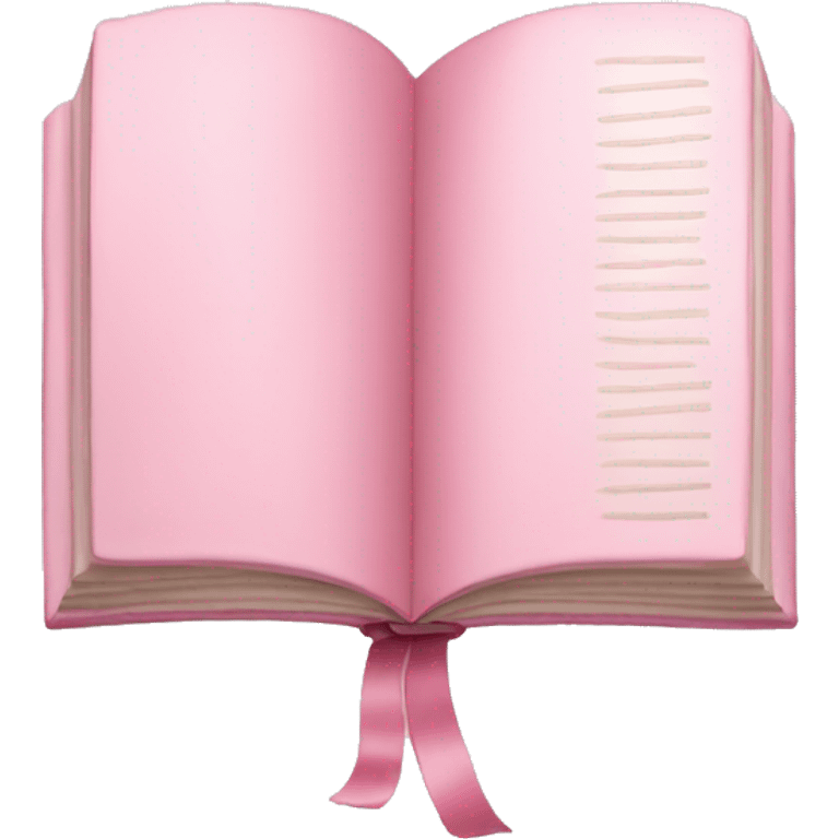 pastel pink book emoji