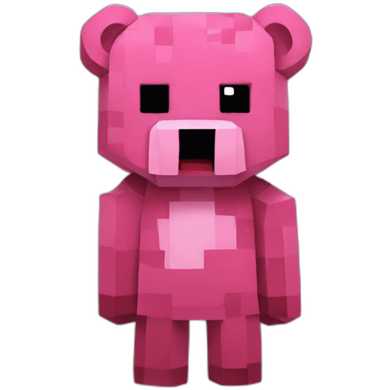 Gloomy bear minecraft emoji