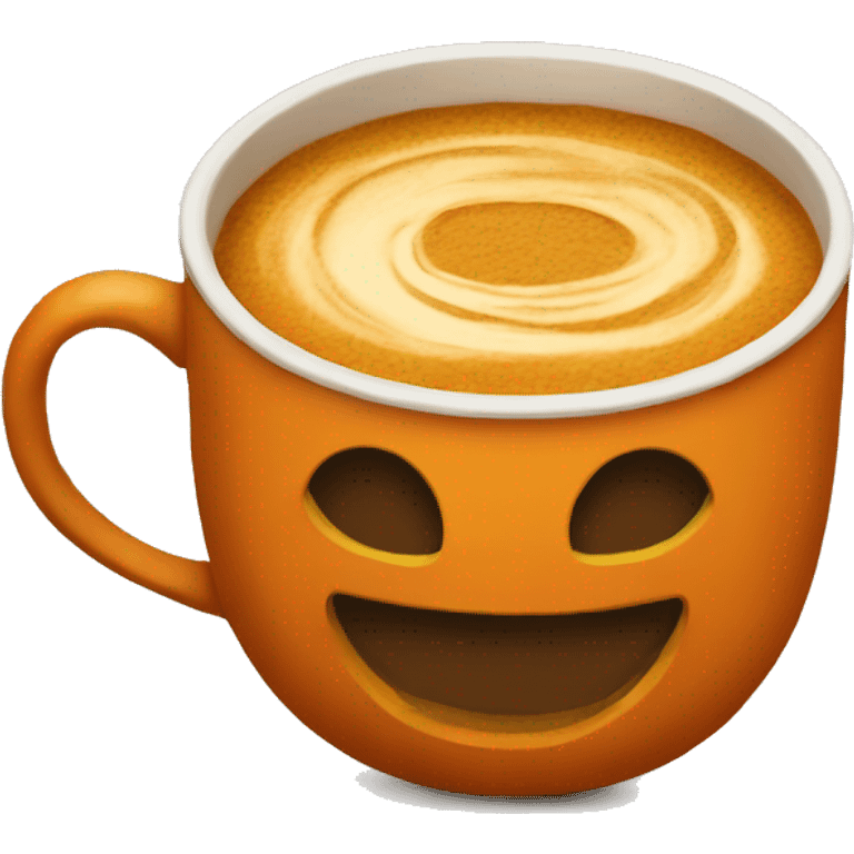 Pumpkin chai emoji