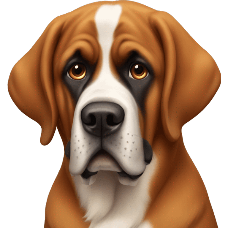 St. Bernard and vizsla emoji