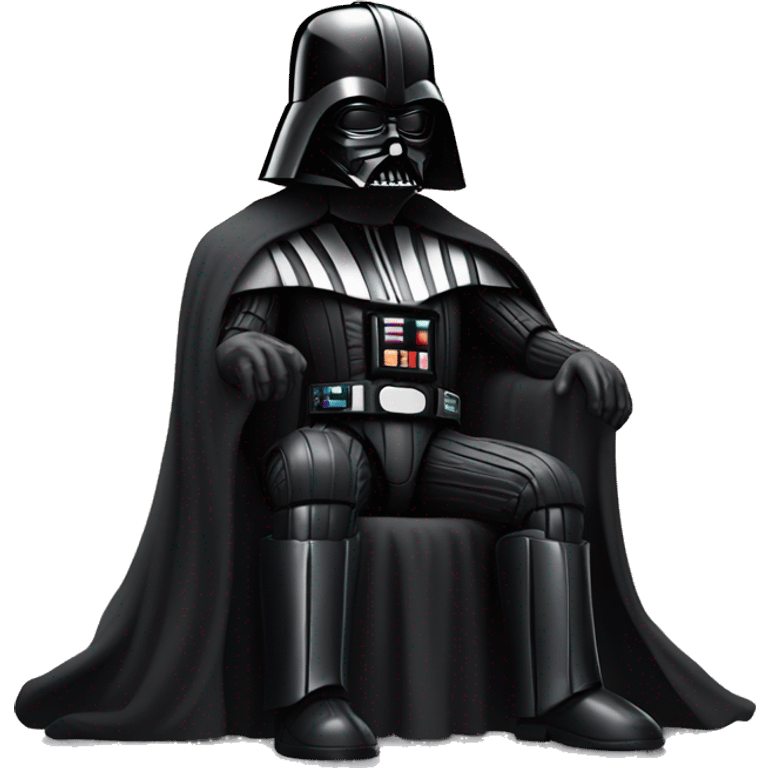 darth vader sitting on mufassa emoji