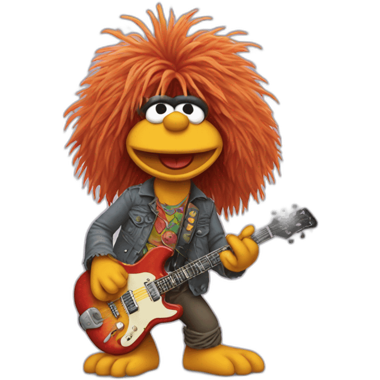 rock and roll fraggle emoji