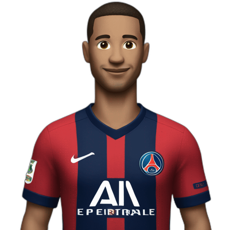 Me with psg historic jersey emoji