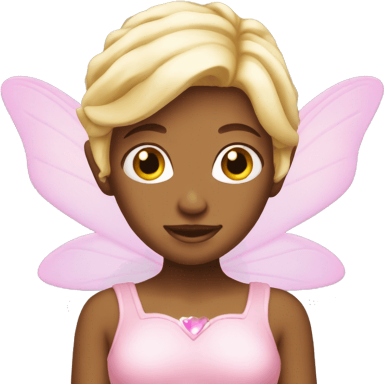 pink blonde fairy emoji