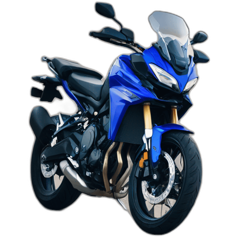 Yamaha tracer 7 icon performance blue and silver emoji