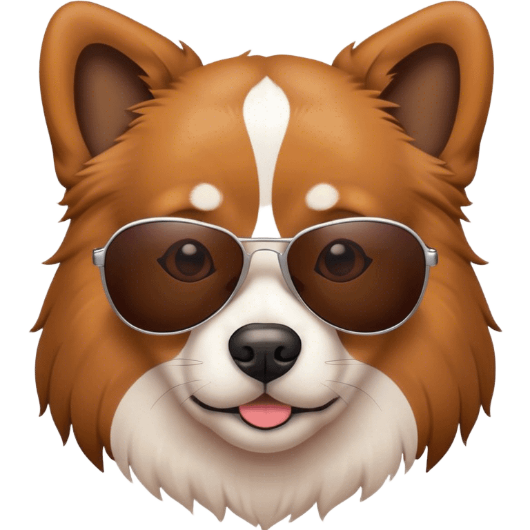 dog with sunglasses emoji