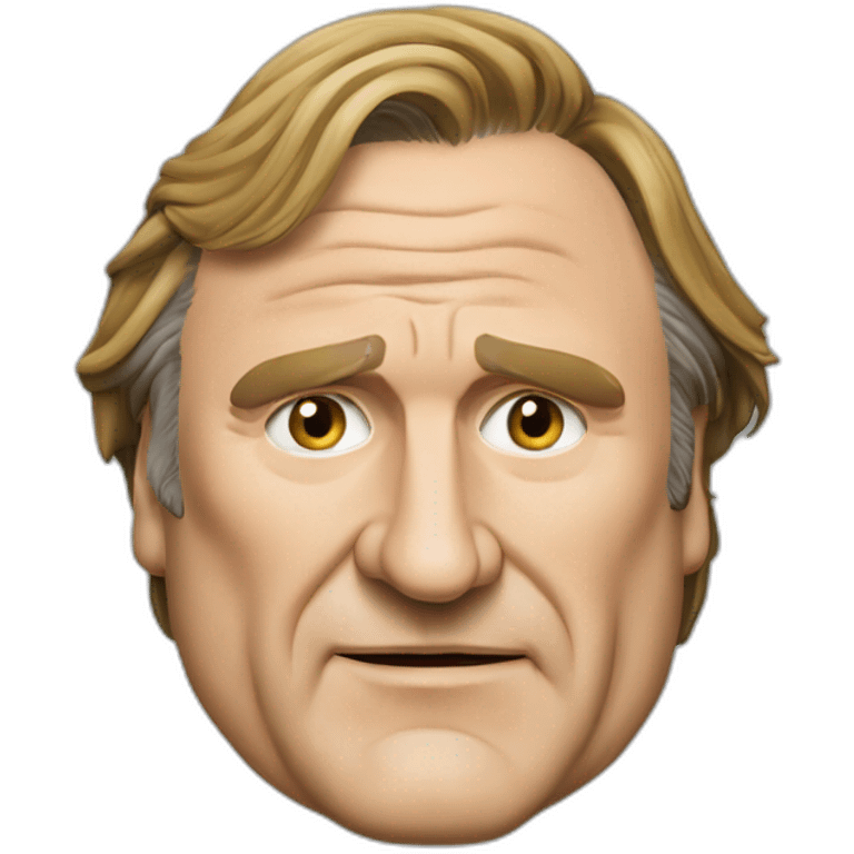 Gérard Depardieu dégoûté emoji