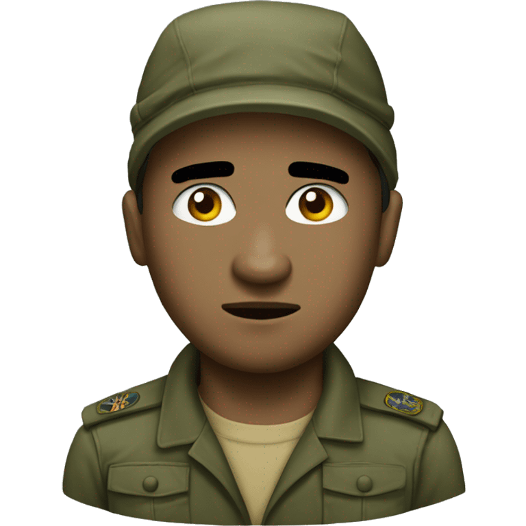 Vietnam War vteran wit thoa yar stare emoji