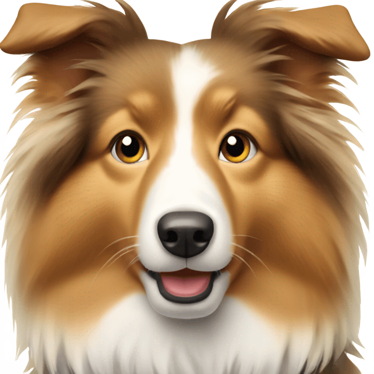 shetland sheepdog emoji