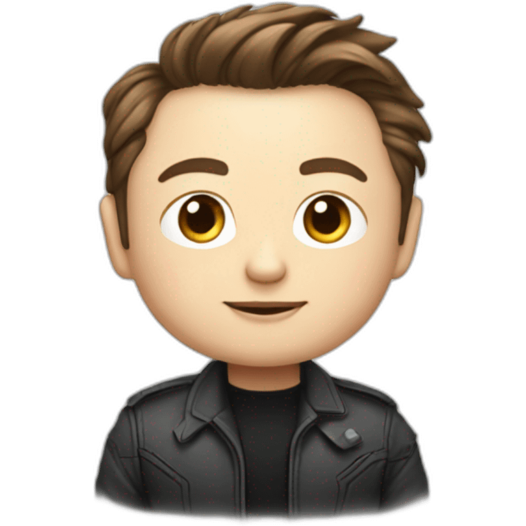 elon musk like chibi emoji